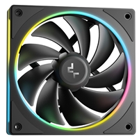 DeepCool LM240 Liquid CPU Cooler with 2.4" IPS Display, 240mm AIO, Dual 120mm ARGB Fans, Anti-Leak Technology, PWM Pump, Intel LGA 1851/1700 & AMD AM5 Compatible, Black - Image 4