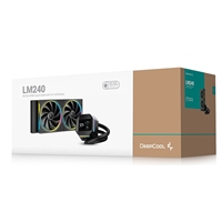 DeepCool LM240 Liquid CPU Cooler with 2.4" IPS Display, 240mm AIO, Dual 120mm ARGB Fans, Anti-Leak Technology, PWM Pump, Intel LGA 1851/1700 & AMD AM5 Compatible, Black - Image 6