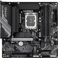 Gigabyte B760M GAMING X DDR4 GEN5 Intel 1700 Socket Motherboard, Micro-ATX, 4x DDR4 Slots, 2x M.2 Sockets, Fitted I/O Shield, 2.5GbE LAN, 1x DisplayPort / 1x HDMI Port - Image 2