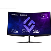 Viewsonic VX3218C-2K 32 Inch Curved Gaming Monitor, QHD, 180Hz, Freesync, 2xHDMI, DisplayPort, 1ms VESA, Speakers - Image 2