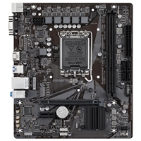 Gigabyte H610M H V2 (Rev. 1.0) Intel 1700 Socket Motherboard, Micro-ATX, 2x DDR5 Slots, 1x M.2 Socket, GbE LAN, 1x D-Sub / 1x HDMI Port - Image 2