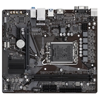 Gigabyte H610M H V2 (Rev. 1.0) Intel 1700 Socket Motherboard, Micro-ATX, 2x DDR5 Slots, 1x M.2 Socket, GbE LAN, 1x D-Sub / 1x HDMI Port - Image 4