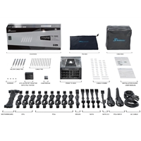 Seasonic PRIME TX ATX 3.1 (PRIME-TX-1600-ATX30) 1600W PSU, 135mm Fan, 80 PLUS Titanium, Fully Modular, Individual Black Cables with Braided Pattern, 12 Years Warranty - Image 2