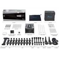 Seasonic PRIME PX-1600 1600W 80 PLUS Platinum ATX 3.0 Modular PSU with 135mm FDB Fan & 12 Year Warranty, Black - Image 2