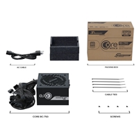 Seasonic CORE BC 750W 80 PLUS Bronze ATX 3.1 PCIe 5.1 Fixed-Cable PSU with 12V-2x6, 120mm HDB Fan & 5 Year Warranty, Black - Image 2