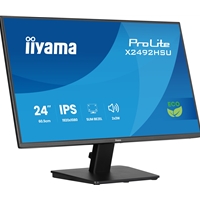 iiyama ProLite monitor X2492HSU-B1 24-Inch, Full HD, IPS, 120Hz, Black, 4-side slim bezel and B energy class, HDMI, Display Port, USB Hub - Image 2