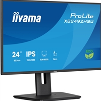 Iiyama ProLite 24-Inch 120Hz Full HD IPS Height Adjustable Monitor with Slim Bezel, HDMI, DisplayPort & USB Hub - Image 2