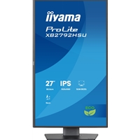 iiyama XB2792HSU-B1 27-Inch Eco IPS LCD, 120Hz, 1ms, Eyesafe & EyeComfort Certified, 1920x1080, 300 cd/m (2) Brightness, 1x HDMI,1 x DisplayPort, 2 x USB, 2 x 2W Speakers, TCO10, TUV-GS, Epeat Silver, Height Adjustable Stand - Image 3