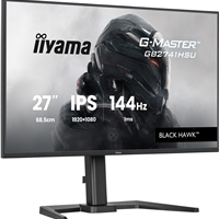iiyama G-Master Black Hawk gaming monitor GB2741HSU-B1 27" Black, Height Adjustable, IPS, Ultra Slim Bezel, Full HD, 144Hz, 1ms, FreeSync, HDMI, Display Port, USB Hub - Image 2