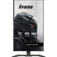 iiyama G-Master Black Hawk gaming monitor GB2741HSU-B1 27" Black, Height Adjustable, IPS, Ultra Slim Bezel, Full HD, 144Hz, 1ms, FreeSync, HDMI, Display Port, USB Hub - Image 4