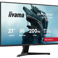 iiyama G-Master Red Eagle gaming monitor G2771QS-B1 27" Black, Ultra Slim Bezel, QHD Resolution, IPS, 200Hz, 0.5ms, Nvidia G-Sync, HDMI, Display Port, Black Tuner - Image 2