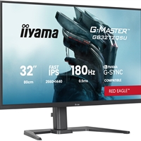 iiyama G-Master Red Eagle gaming monitor GB3272QSU-B1 32" Black, 2560 x 1440, 0.5ms, 180hz, Nvidia G-Sync, HDMI, DisplayPort, Height Adjustable, PIP and PBP - Image 2