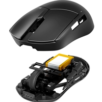 be quiet! Dark Perk Sym 32000dpi Lightweight Wireless Gaming Mouse with 2.4GHz Wireless, Symmetrical Design, PixArt PAW3950 Sensor, 110 Hours Battery Life & 8,000 Hz Polling Rate - Image 6