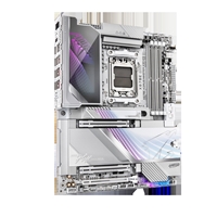 Gigabyte X870E AORUS MASTER X3D ICE AMD AM5 Socket Motherboard, ATX, 4x DDR5 Slots, 5x M.2 Sockets, Fitted I/O Shield, 10GbE LAN, Wi-Fi 7, 1x HDMI Port / 2x USB-C (USB4) - Image 3
