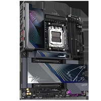 Gigabyte X870E AORUS MASTER X3D AMD AM5 Socket Motherboard, ATX, 4x DDR5 Slots, 5x M.2 Sockets, Fitted I/O Shield, 10GbE LAN, Wi-Fi 7, 1x HDMI Port / 2x USB-C (USB4) - Image 4