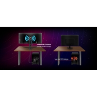 ASRock Phantom Gaming PG34QRT3A 34 Inch, WQHD 3440x1440, Curved Gaming Monitor, 180Hz 1ms (MPRT) Response Time, 2 x HDMI 2.0, 2 x DisplayPort 1.4, 1 x USB3.2 Gen1x1 Type-B, 4 x USB3.2 Gen1x1 Type-A, 1 x Headphone Out, Integrated Wi-Fi Antenna - Image 6