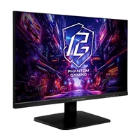 ASRock Phantom Gaming PG27FFX1B 27 Inch FHD (1920 x 1080) Flat IPS Gaming Monitor, 520Hz Refresh Rate 1ms Response Time, 2 x HDMI 2.1, 1 x DisplayPort 1.4, 2 x USB 3.2 Gen1 Type-A, 1 x USB 3.2 Gen1 Type-B, 1 x Headphone Out - Image 2