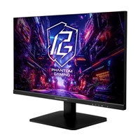 ASRock Phantom Gaming PG27FFX1B 27 Inch FHD (1920 x 1080) Flat IPS Gaming Monitor, 520Hz Refresh Rate 1ms Response Time, 2 x HDMI 2.1, 1 x DisplayPort 1.4, 2 x USB 3.2 Gen1 Type-A, 1 x USB 3.2 Gen1 Type-B, 1 x Headphone Out - Image 3