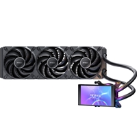 Antec Vortex View 360 Black AIO Liquid CPU Cooler, Massive 5-Inch Rotatable IPS LCD Display, 9th Gen Asetek Pump for 400W TDP, Triple 120mm PWM Fans, ARGB Backglow - Image 2