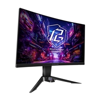 ASRock Phantom Gaming PG27QRT2A 27 Inch QHD (2560 x 1440) Curved (1500R) VA Gaming Monitor, 180Hz 1ms (MPRT) Response Time, 2 x HDMI 2.0, 1 x DisplayPort 1.4, with Speakers, Integrated Wi-Fi Antena (Compatible with Wi-Fi 4/5/6/6E/7) - Image 2