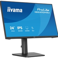 iiyama PROLITE XB2493HSU-B1 24 inch IPS Monitor, Full HD, 1ms, USB Hubx2, HDMI, DisplayPort, Freesync, 120Hz, Speakers, Black, ACR, Internal PSU, VESA, Height Adjustable - Image 6