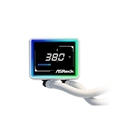 ASRock Challenger 360 Digital White AIO Liquid CPU Cooler, 360mm Radiator, Triple 120mm PWM ARGB Fans, 3? Digital Display, Intel LGA1700/1851 & AMD AM5/AM4 Compatible - Image 6