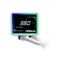 ASRock Challenger 240 Digital AIO Liquid CPU Cooler, 240mm Radiator,White, Dual 120mm PWM ARGB Fans, 3" Digital Display, Intel LGA1700/1851 & AMD AM5/AM4 Compatible - Image 6