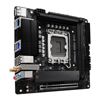 ASRock B860I WiFi Intel 1851 Socket Motherboard, Mini-ITX, 2x DDR5 Slots, 2x M.2 Sockets, 2.5GbE + 1GbE LAN, Wi-Fi 6E, 1x DisplayPort / 1x HDMI Port - Image 2