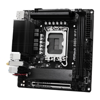 ASRock B860I WiFi Intel 1851 Socket Motherboard, Mini-ITX, 2x DDR5 Slots, 2x M.2 Sockets, 2.5GbE + 1GbE LAN, Wi-Fi 6E, 1x DisplayPort / 1x HDMI Port - Image 3
