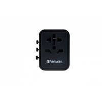 Verbatim UTA-01 Universal Travel Adapter with 2 x USB-A Ports 12W - Image 2