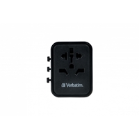 Verbatim UTA-02 Universal Travel Adapter with 1 x USB-C PD 20W / 1 x USB-A QC 3.0 - Image 2