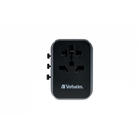 Verbatim UTA-03 Universal Travel Adapter with 1 x USB-C PD 30W & QC 3.0 / 2 x USB-C / 2 x USB-A - Image 2