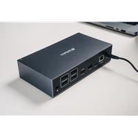 Verbatim USB-C PRO Docking Station 17 Port CDS-17, Supports Triple HDMI Outputs (up to 8K Resolution), Dual DisplayPorts, Gigabit Ethernet, SD/microSD Card Reader, Multi-Device USB 3.2 Data Transferring - Image 3