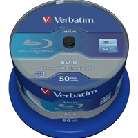 Verbatim BD-R SL Datalife 25GB 6X 50 Pack Spindle No ID - Image 2