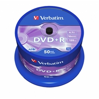 Verbatim DVD+R 16X 4.7GB 50 Pack Spindle Matt Silver - Image 2