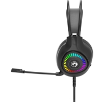 Marvo H8325 Akari 40 USB 2.0 Wired Gaming RGB Headset (Black) - Image 3