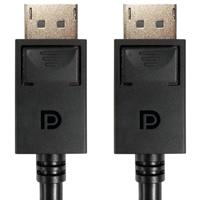 DisplayPort (M) to DisplayPort (M), DisplayPort 2.1, 1m, 8K60Hz Support, 2K240Hz (2560 x 1440) Support, UHBR10, 16k30Hz Support, 1080p Support 360Hz, Black - Image 2