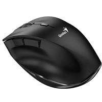 GENIUS Ergo 8230S Easy Ergonomic Wireless Silent Mouse, 2.4 GHz wireless, 6 buttons, Quiet click, less noise, DPI button: 800 / 1200 / 1600 (default) dpi - Black - Image 3