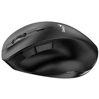GENIUS Ergo 8230S Easy Ergonomic Wireless Silent Mouse, 2.4 GHz wireless, 6 buttons, Quiet click, less noise, DPI button: 800 / 1200 / 1600 (default) dpi - Black - Image 6