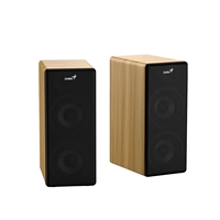 Genius SP-HF1220BT 45W RMS, Bluetooth 2-Way Wood Speakers, Bluetooth, 3.5mm - Image 2