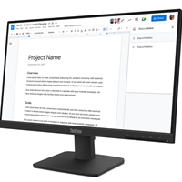 Lenovo ThinkVision S22-4e, Full HD (1920 x 1080), 100Hz, 4ms, 16:9, IPS, WLED Monitor, HDMI, VGA, Tilt Adjustable, 3 Year Warranty - Image 2