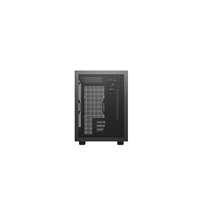 DeepCool CH260 Micro-ATX Mini Tower PC Gaming Case, Wood, Tempered Glass Side Panel USB Type-C High Airflow Supports ATX PSU & RTX GPUs Black - Image 4
