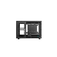 DeepCool CH260 Micro-ATX Mini Tower PC Gaming Case, Wood, Tempered Glass Side Panel USB Type-C High Airflow Supports ATX PSU & RTX GPUs Black - Image 6