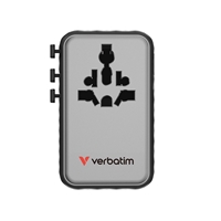 Verbatim Charge 'n' Travel 170W Universal Travel Adapter Black, Charge Up To 6 Devices AT Once - Image 3