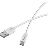 Verbatim Essentials Sync & Charge USB-A to C Cables (2 pack) Black & White,1m,18W QC, 480Mbps, Quick Charge 3.0 Support Up To 18W Charging - Image 3