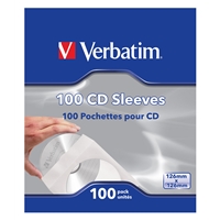 Verbatim CD Paper Sleeves 100-Pack - Image 2