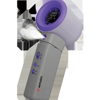 Verbatim Cool 'n' Go Aqua Breeze Handheld Fan, Portable Cooling with Refreshing Mist Spray - Grey/Purple - Image 3