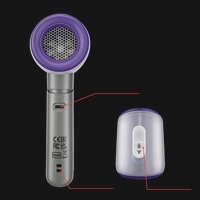 Verbatim Cool 'n' Go Aqua Breeze Handheld Fan, Portable Cooling with Refreshing Mist Spray - Grey/Purple - Image 4