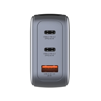 Verbatim Mini GaN Charger with Display, 65W 3-Port + 60W USB-C to USB-C Cable - Image 3
