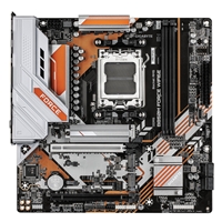 Gigabyte B850M FORCE WIFI6E AMD AM5 Socket Motherboard, Micro-ATX, 2x DDR5 Slots, 3x M.2 Sockets, Fitted I/O Shield, 2.5GbE LAN, Wi-Fi 6E, 1x DisplayPort / 1x HDMI Port - Image 2